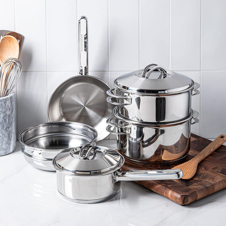 Elevate Your Kitchen with Korkmaz Stainless Steel Cookware