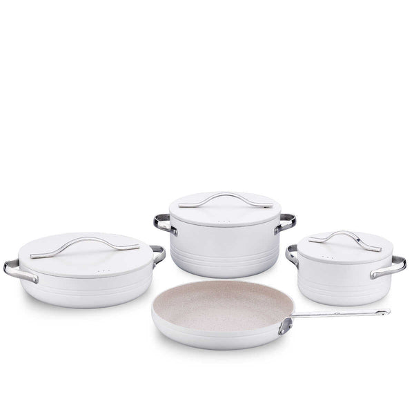 Korkmaz A2620-1 Linea Vanilla Plus 7Pcs Cookware Set