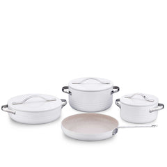 Korkmaz A2620-1 Linea Vanilla Plus 7Pcs Cookware Set