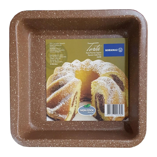 Korkmaz Torta Square Pan 22.5Cm
