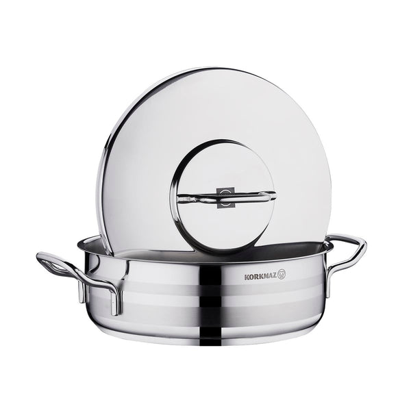 Korkmaz Astra2 Low Casserole 26X8.5 Cm - 4.5Ltr