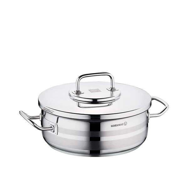 Korkmaz Astra2 Low Casserole 28X10 Cm - 6.0Ltr